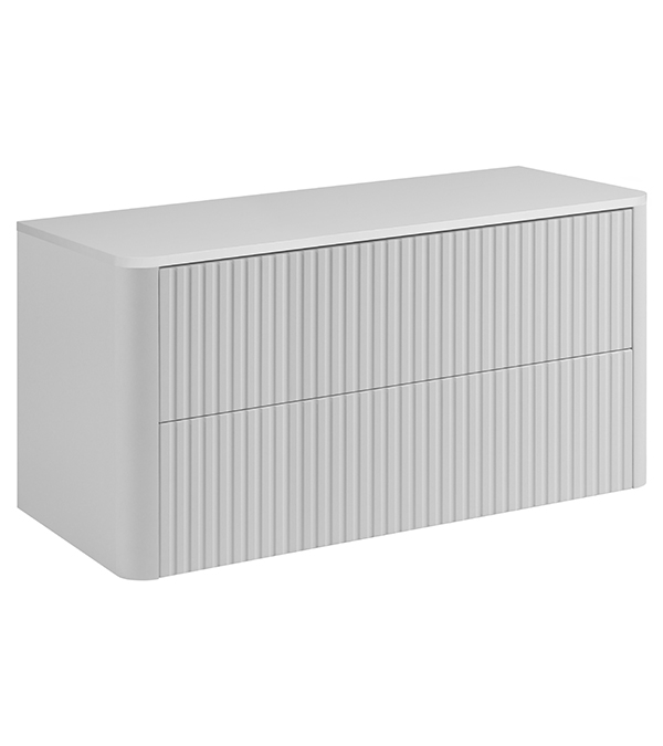 Столешница для тумбы Rodan LINEA 100,8х44,2 см, белая матовая