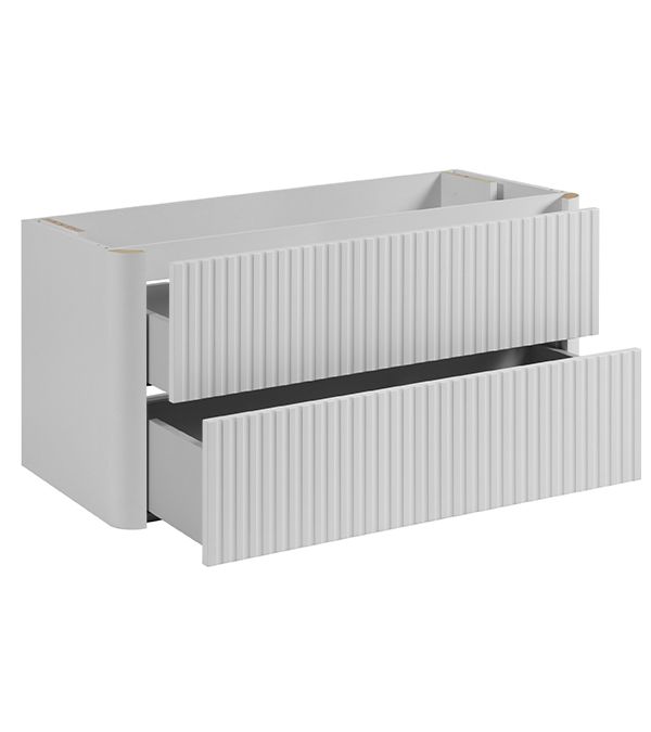 Dulap suspendat pentru baie Rodan LINEA 1003×437 mm, alb mat