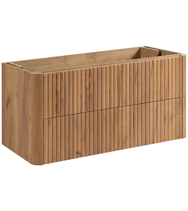 Dulap suspendat pentru baie Rodan LINEA 1003×437 mm, stejar