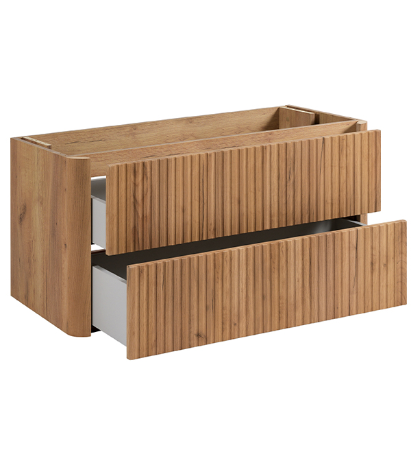 Dulap suspendat pentru baie Rodan LINEA 1003×437 mm, stejar