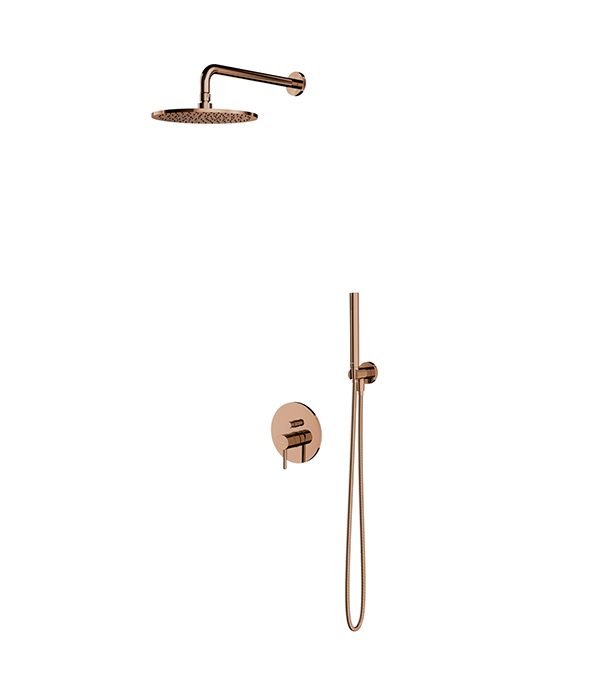 Sistema de duș încorporată Omnires Y, copper