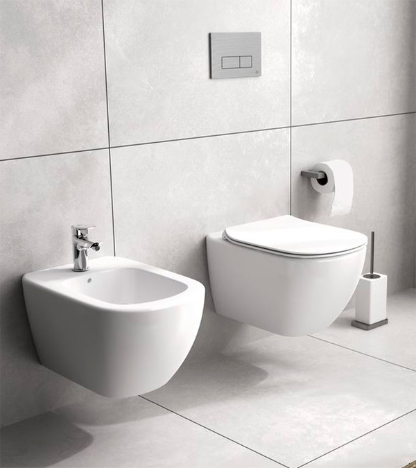 Vas WC suspendat Ideal Standard Tesi AquaBlade cu capac Soft Close