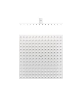 Cap de dus superior Tres 30х30 cm, alb mat