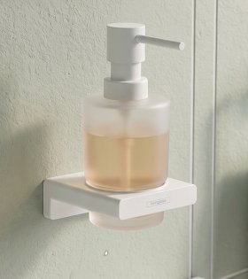 Дозатор для жидкого мыла Hansgrohe AddStoris, белый мат