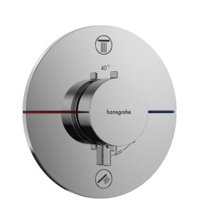 Baterie termostatică cu 2 funcții Hansgrohe, crom