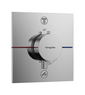 Baterie termostatică cu 2 funcții Hansgrohe, crom