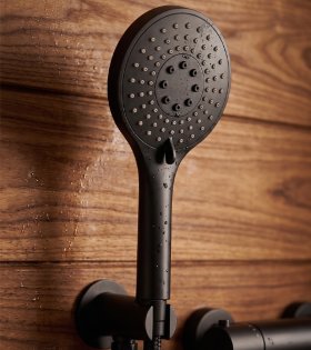 Para de dus Clever Up!, negru mat