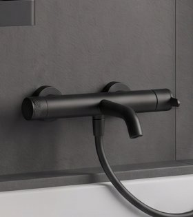 Смеситель для ванны Clever Nexus, черный матовый