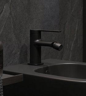 Baterie pentru bideu Clever Velvet I, negru mat