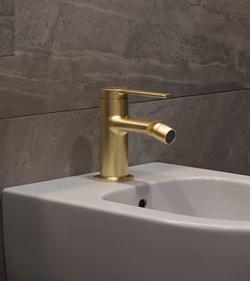 Baterie pentru bideu Clever Velvet I, aur periat