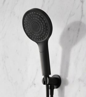 Para de dus Clever Ø130 mm, 3 funcții, negru mat