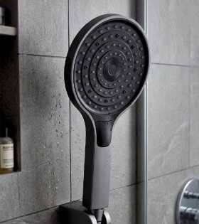 Para de dus Clever Ø130 mm, 3 funcții, grafit