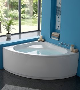 Угловая акриловая ванна Divante 140x140 cм