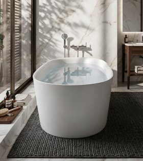 Cada de baie din piatra artificiala Laufen Val 160x75 cm