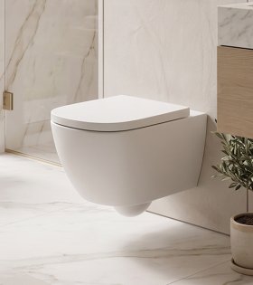 Vas WC suspendat Palomba cu capac Soft Close, LCC-acoperire