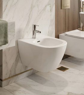 Bideu suspendat Laufen LUA, 520x360 mm, alb mat