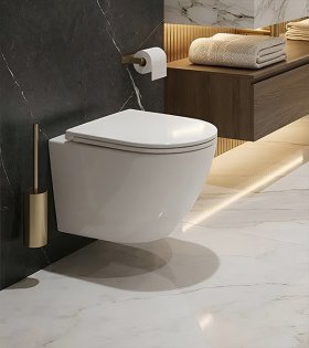 Унитаз подвесной Ottawa SILENT POWER™ с крышкой, 54x37cm