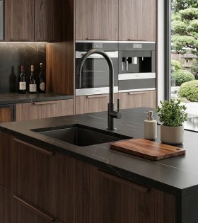 Смеситель для кухни OMNIRES SWITCH, графит