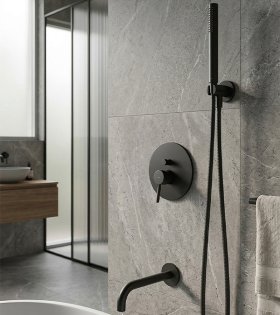 Set de duș încorporat pentru cada Omnires Y, grafit