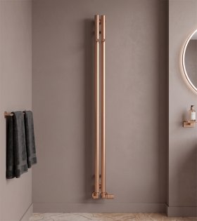 Radiator Terma ROLO HANGER, 1800x95 mm, Champagne 