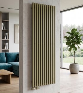 Calorifer Terma Triga 1700x580mm, RAL 7034 (Yellow Grey), con. YL