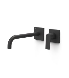 Baterie pentru lavoar Tres Project, negru mat
