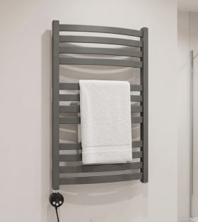Uscator electric Terma GAMA E, 710x500 mm, Metallic Grey