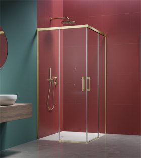 Душевая кабина Radaway Idea 6 Brushed Light Gold KDD 90