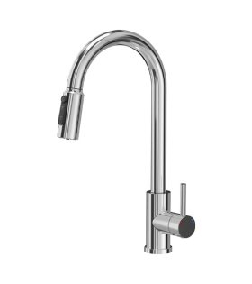 Смеситель Quadron CINDY, с выдвижным шлангом, хром