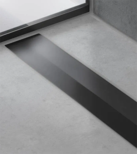 Grila de dus Hansgrohe RainDrain Flex 700mm, crom negru periat