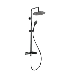 Set de duș încorporat pentru cada Clever Up!, negru mat