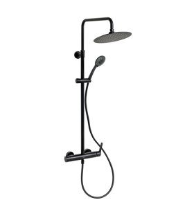 Set de duș încorporat pentru cada PANAM EVO, negru mat