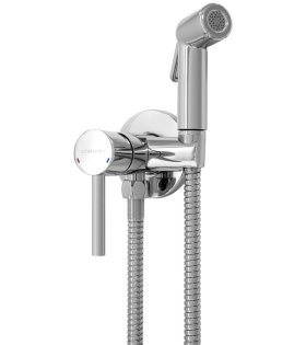 Duș igienic încorporat Clever Shattaf, crom
