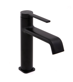 Baterie pentru lavoar Clever Velvet, 105 mm, negru mat