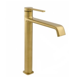 Baterie pentru lavoar înalt Clever Velvet, 230 mm, aur periat