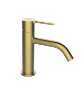 Смеситель для раковины Clever Nexus 70 мм, шлифованное золото