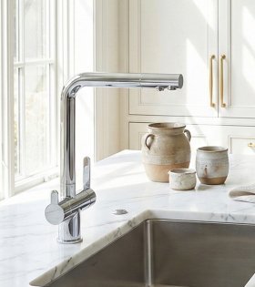 Смеситель для кухни c подключением фильтра Nexus, хром