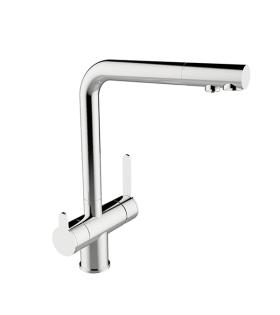 Смеситель для кухни c подключением фильтра Nexus, inox