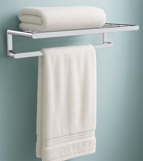  Suport pentru prosoape сu polita 600mm Clever, crom