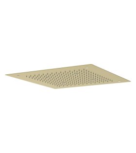 Верхний душ Clever 400x400 мм, брашированное золото