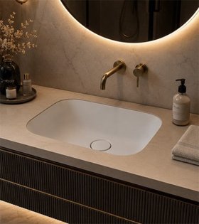 Раковина встраиваемая снизу Kolpa GLORIA V-UN 58x40cм