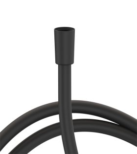 Furtun pentru duș Tres 150 cm, negru mat