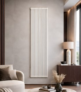 Радиатор водяной Antrax AV 25s, 1800x476 мм, белый глянцевый