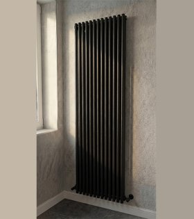 Радиатор водяной Antrax AV 25s, 1800x476 мм, черный  матовый