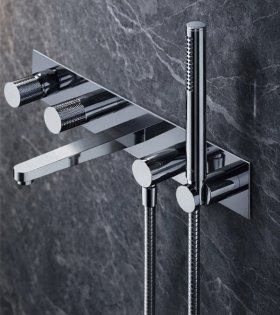 Смеситель для ванны скрытого монтажа Contour, хром