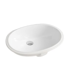 Lavoar sub blat DIANA 57x40cm, alb lucios