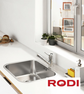 Кухонная мойка на столешницу BELEM 500x400 мм, нержавейка