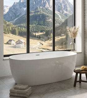 Ванна из искусственного камня Laufen Verbana 180х80см