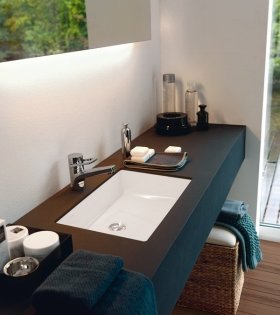 Раковина под столешницу LIVING CITY, 49×31cм, белый