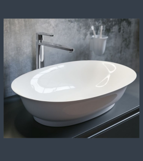 Lavoar pe blat Laufen The New Classic 55x38 cm, alb